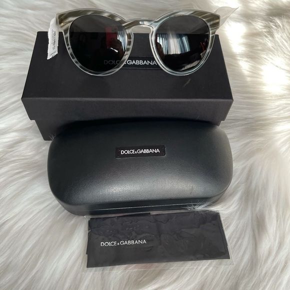 DOLCE Gabbana Striped Sunglasses - Picture 7 of 16